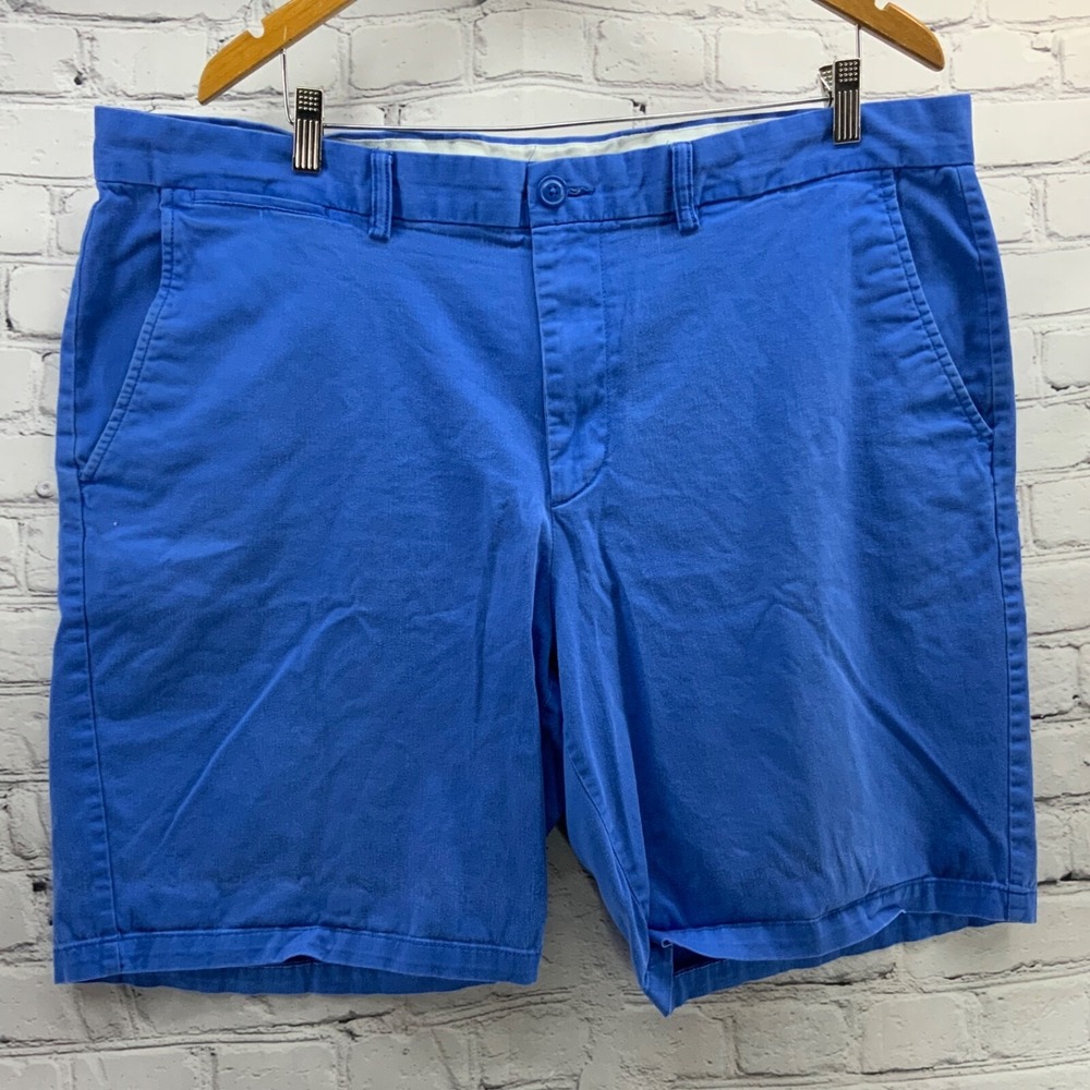 Old Navy Shorts Chino Blue Mens Sz 42 Ultimate Slim Casual Cotton Blend